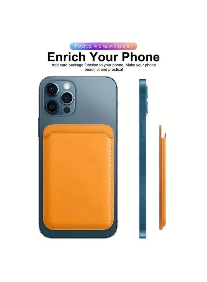 1 Pc Deep Blue Magnetic Faux Leather Wallet Case for iPhone 12 13 14 15 16 Pro Max Plus Mini - Image 5