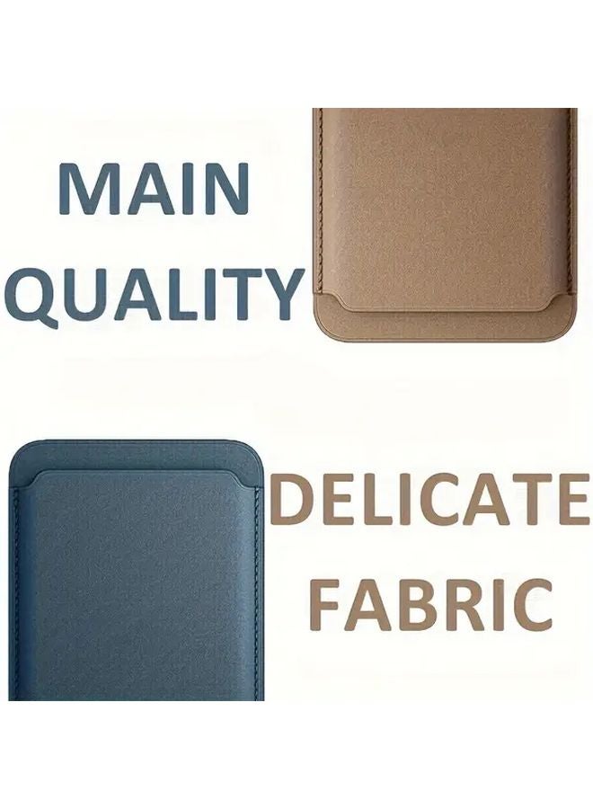 1 Pc Deep Blue Magnetic Faux Leather Wallet Case for iPhone 12 13 14 15 16 Pro Max Plus Mini - Image 4