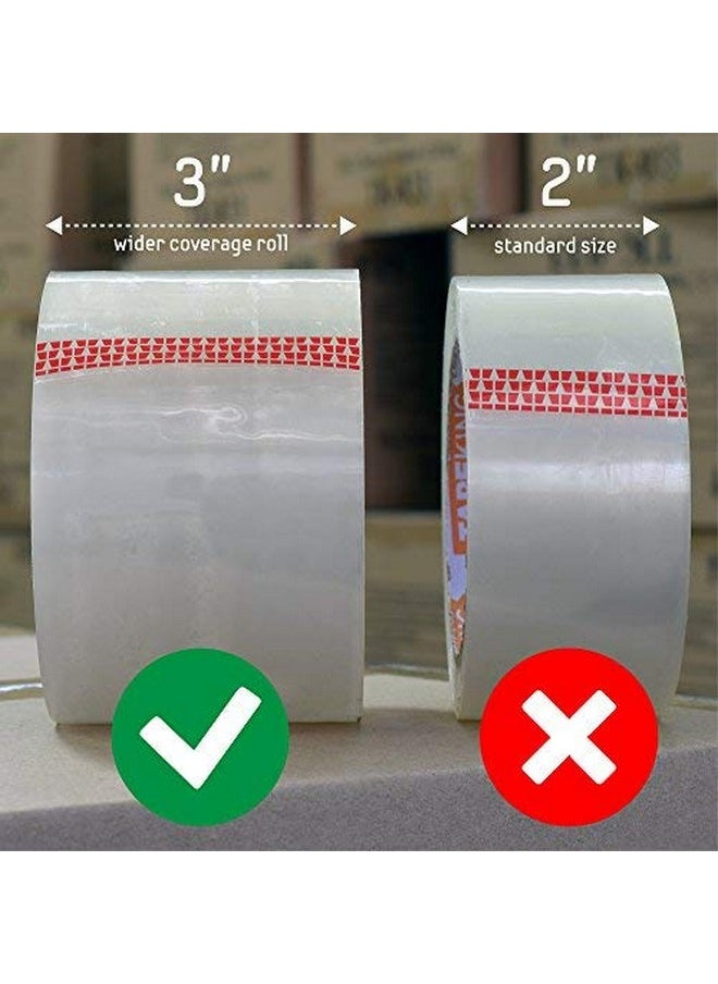 Tape King Clear Packing Tape 3 Inch Wide (2.7Mil Thick) 60 Yards Per Refill Roll (Pack Of 6 Rolls) Strong Sealing Adhesive Industrial Depot Tapes For Moving Packaging Shipping Office & Storage  - Image 4