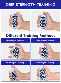KASTWAVE Hand Grip Strengthener, Grip Strength Trainer, Forearm Grip Workout, Great for Rock Climbing, Rehabilitation Training, Decompression Toys, Hand Grip Strengthener, Indoor Training  - Image 5