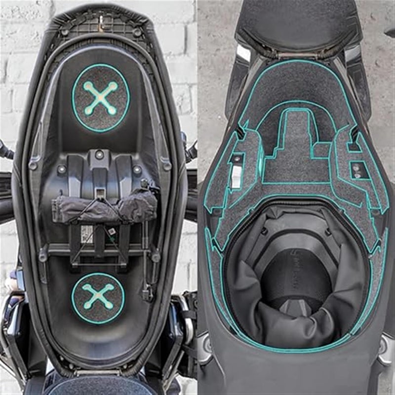 QASULER Motorcycle Rear Trunk Cargo Liner Protector - Image 1