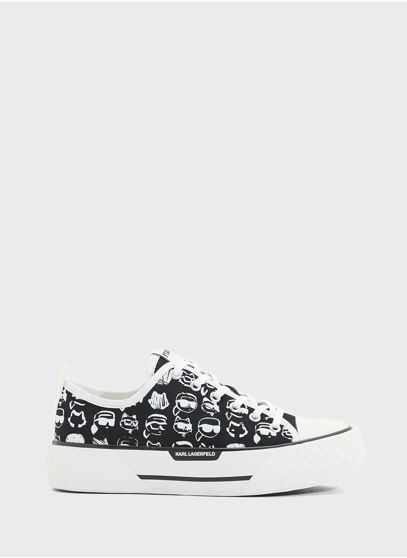Karl Lagerfeld Kampus Max Iii Twin Nft Graffiti Low Top Sneakers