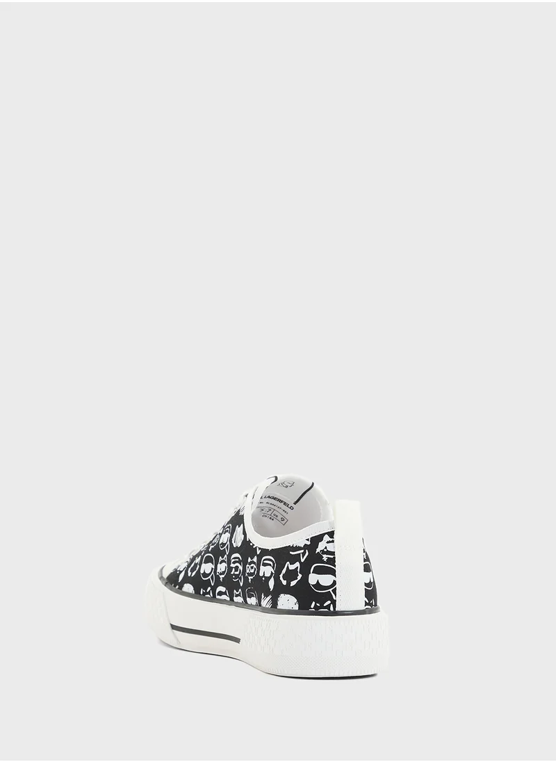Karl Lagerfeld Kampus Max Iii Twin Nft Graffiti Low Top Sneakers