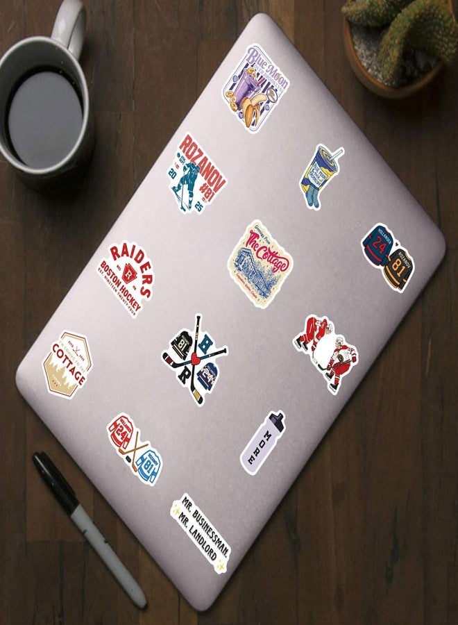 CPORER 110Pcs Stupid Canadian Wolf Bird Stickers Funny Heated Hockey Romance Books Sticker Aesthetics Rivalry Decal Waterproof Vinyl for Laptop, Water Bottle, Skateboard, Scrapbooking, Party Favors - Image 3