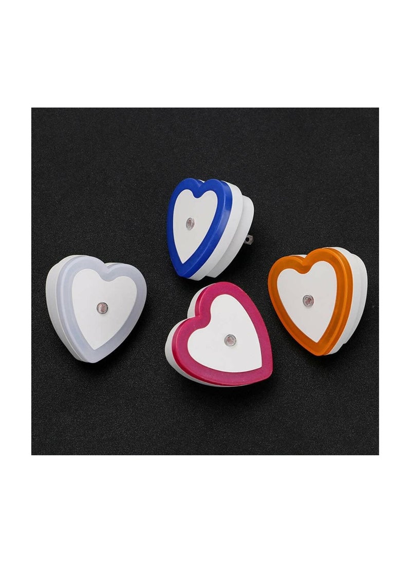 Generic 1W Automatic Sensor LED Night Light Smart Fully Automatic Night Light for Bedroom Office Drawer Kitchen Light Blue Heart  - Image 2