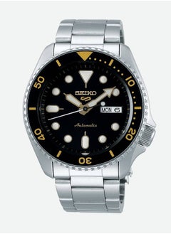 5 Sports Automatic Black Dial Stainless Steel Watch SRPD57K1