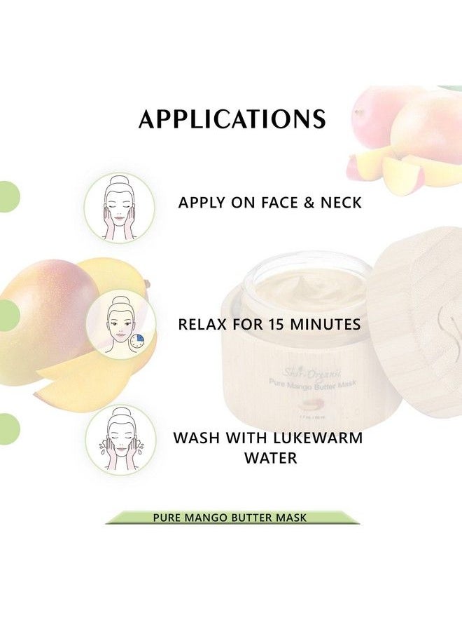 SHIRA Shirorganic Pure Mango Butter Mask/Normal Dry To Mature & Sensitive (15 Ml)  - Image 5