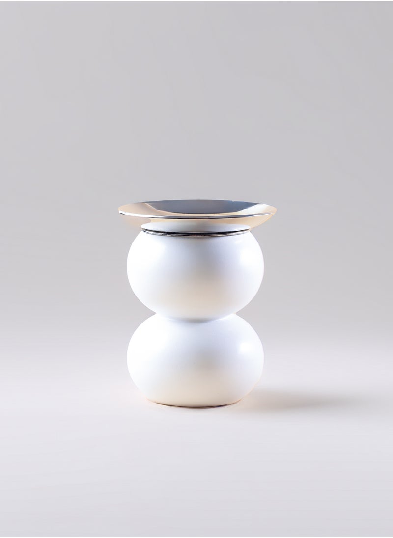 ENTRY HOME Modern Mini Incense Burner with an Elegant and Simple Design -Black Color