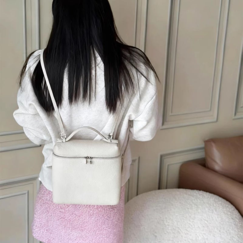 Fashion Large Capacity PU Backpack for Women and Men, Casual Travel Daypack - Image 1