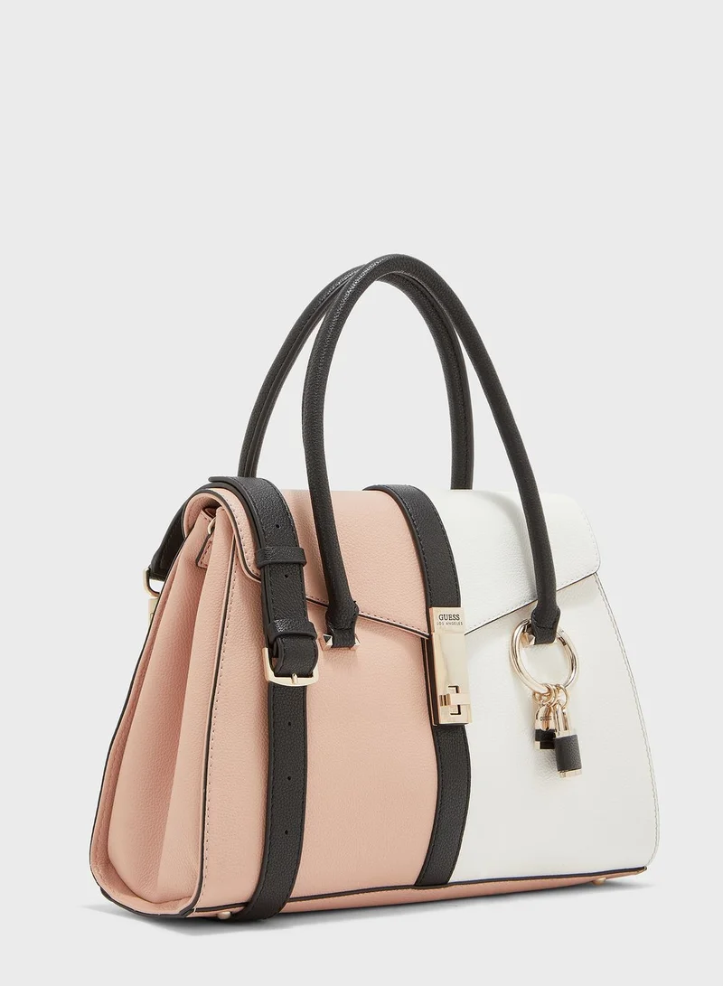GUESS Asher Flap Over Satchel