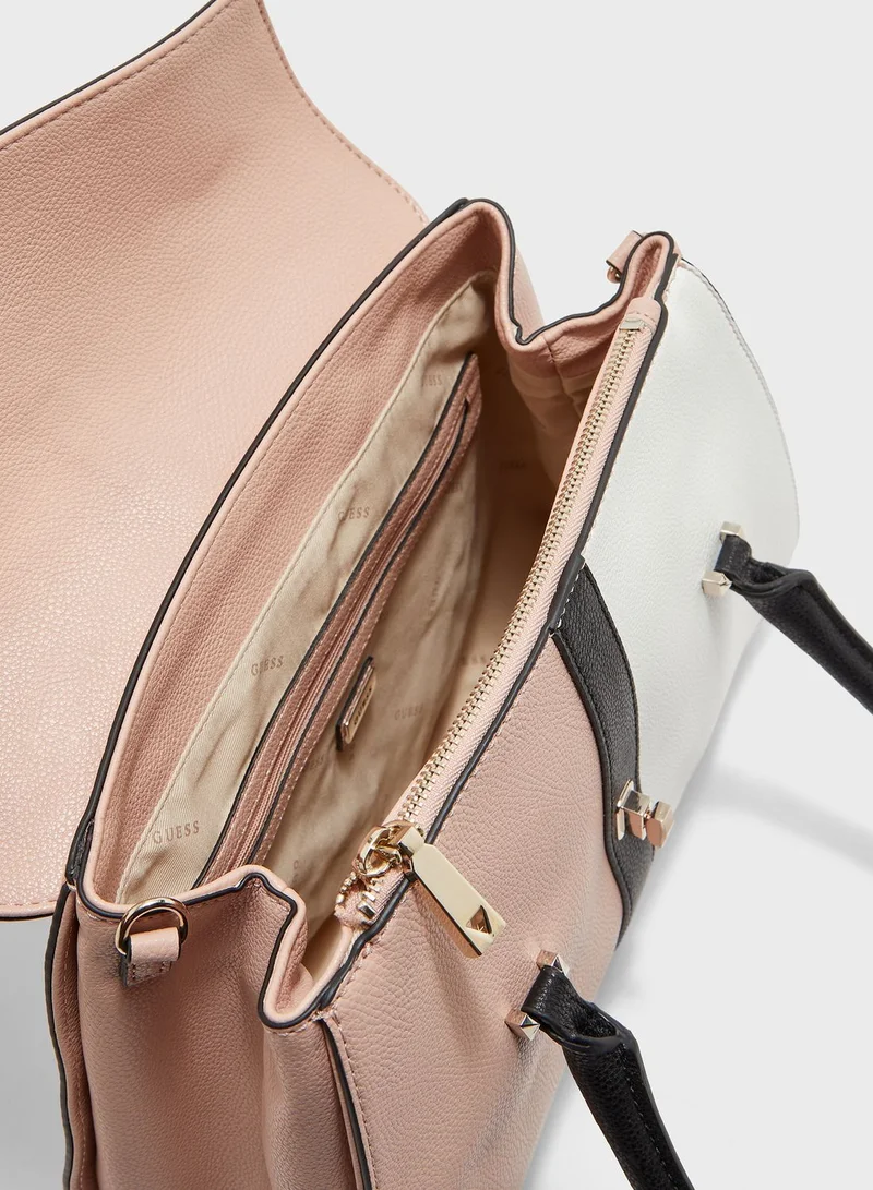 GUESS Asher Flap Over Satchel