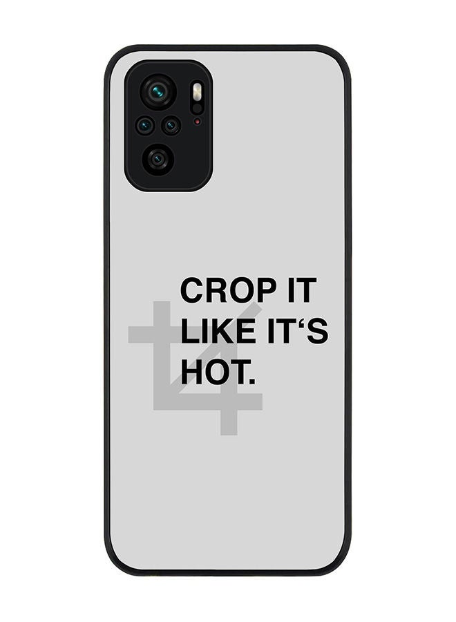 Stylizedd Rugged Black edge case for Redmi Note 10S/Redmi Note 10 4G Slim fit Soft Case Flexible Rubber Edges Anti Drop TPU Gel Thin Cover - Crop It  - Image 1