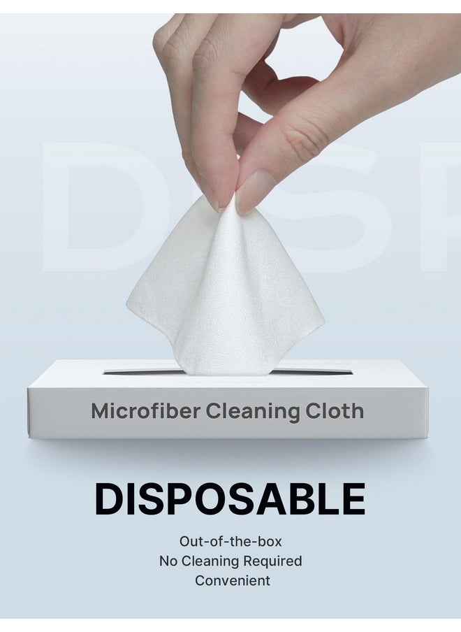 JSAUX JSAUX Microfiber Cleaning Cloth (100 Total) for Steam Deck| Eye Glass Disposable Clean Cloth | Safe for Lens, Eyeglasses, Glasses, Screens, Cameras, iPad, iPhone, Cell Phone, LCD TV Screens and More  - Image 3
