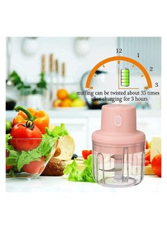 Mini Garlic Chopper Garlic Mincer Crusher Masher Portable Rechargeable Chopper for Garlic Fruits Tomatoes Onions Vegetables Meat Pepper Mini Food Processor Baby Food Chopper - pzsku/Z2635681EE69AFFDCED9EZ/45/_/1709284587/0ce2baf4-f2c7-4ff6-a397-1907c00ae566