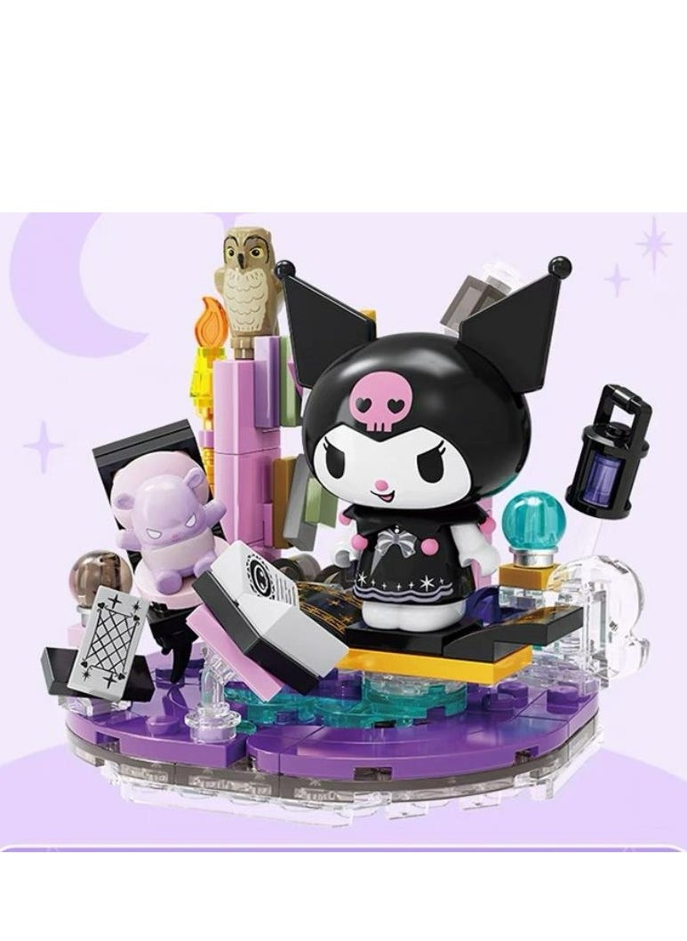 Sanrio Building Blocks, Strange Lights, Wonderful Ideas, Kuromi Wishing House, Girl's Birthday Gift  - Image 3