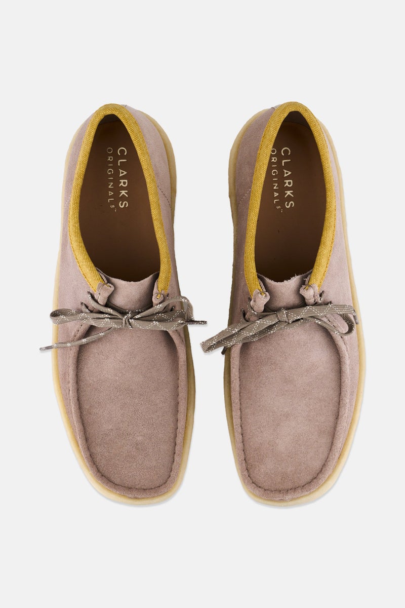 clarks Men Standard Wallabee Cup Lace Up Shoes, Grey  - Image 3