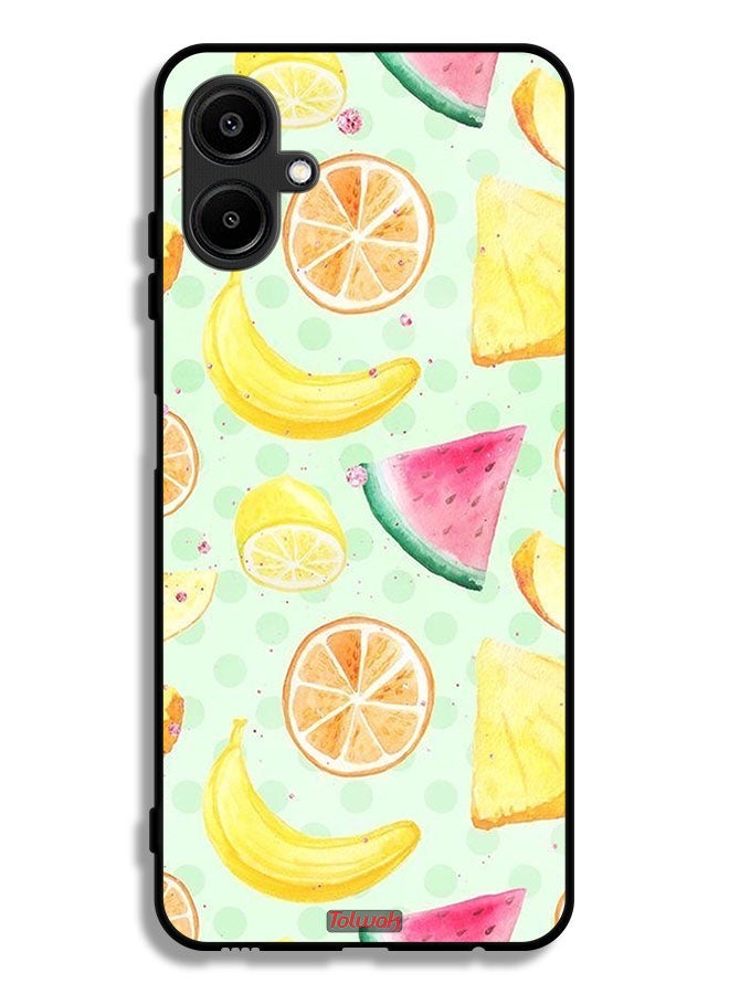 Tolwak Samsung Galaxy A06 4G Protective Case Cover Fruits Watercolor Art - Image 1
