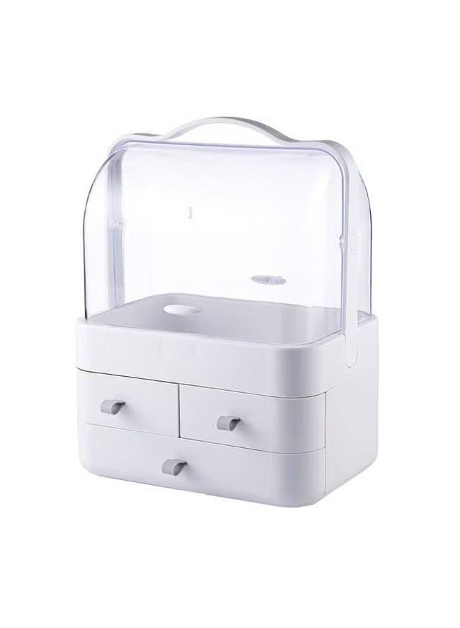 Cosmetic Organizer Makeup Storage Box Lipstick Holder Stand More Tools - Image 1