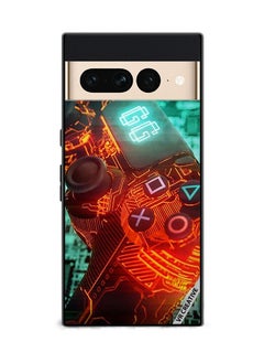 VR CREATIVE Protective Case Cover For Google Pixel 7 Pro Ps4 Controller Design Multicolour 
