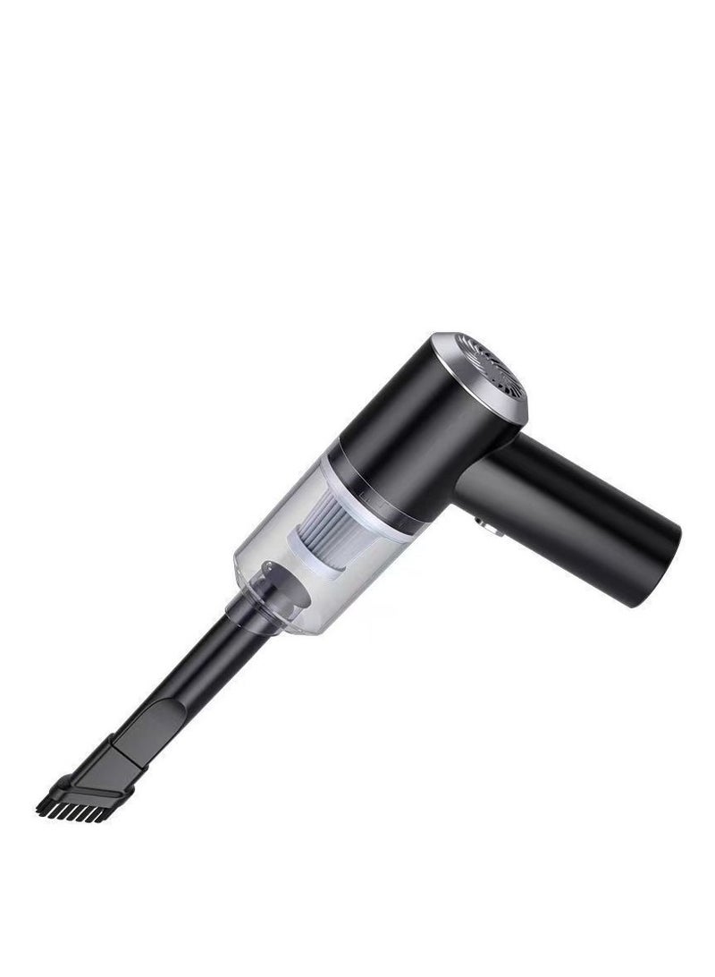 مكنسة كهربائية للسيارة مزدوجة الاستخدام، منفاخ مكنسة كهربائية محمولة باليد لتنظيف السيارات - Image 1