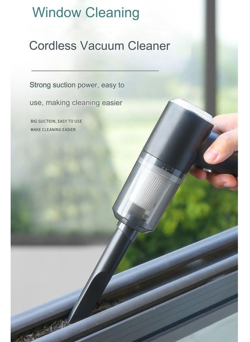 مكنسة كهربائية للسيارة مزدوجة الاستخدام، منفاخ مكنسة كهربائية محمولة باليد لتنظيف السيارات - Image 2