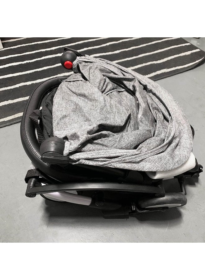 Ezkindheit Bumper Bars For Prams, Stroller Accessories For Babyzen yoyo, Black PU Leather Buggy Armrest - Image 2