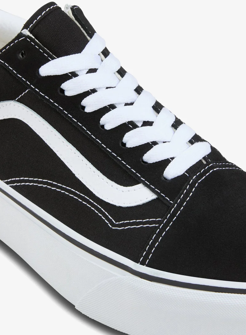 VANS Black Old Skool Stackform Unisex Shoes  | Best Price UAE