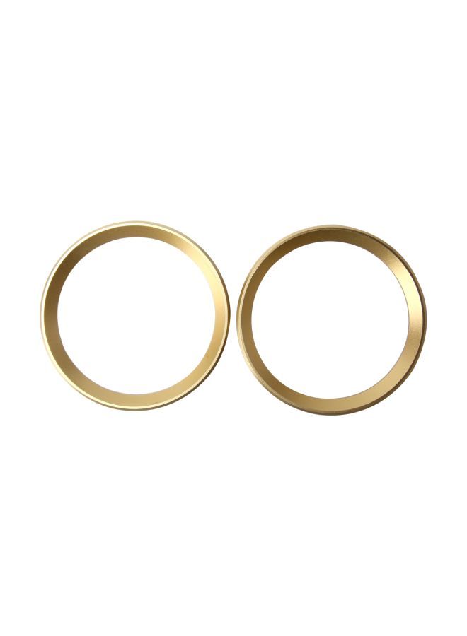 NIBEMINENT Pack Of 2 Hood Emblem Ring Sticker For BMW 5 Series - Image 1