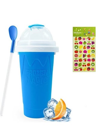 Magic Slushy Maker Squeeze Cup, Portable Silica Freeze Mug for Milkshake Slush and Ice Cream Smoothie, Quick Frozen Smoothies Slushy Ice Cream Maker with Dome Lids - pzsku/Z26363DCC8FF79B8319F4Z/45/1746635463/461929e6-6f17-47e6-b686-709a8eee833d