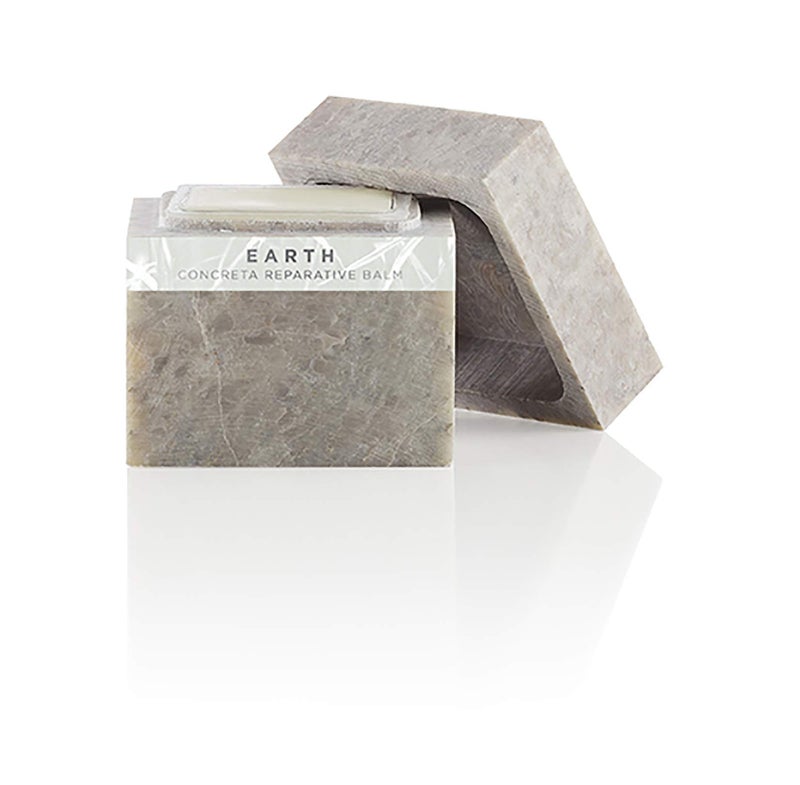 Zents Concreta Firming Repair Balm & Solid Parfum (Earth Fragrance) | Moisturizing Shea Butter & Coconut Oil for Skin | 1.25 fl oz