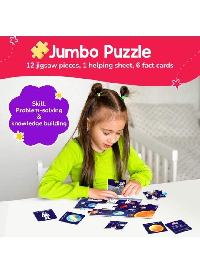 Smartivity 5-in-1 Montessori Play Box Kids 4-6 Years | 5 Educational Activities Kit Birthday Gift for Boys & Girls I Brain Boosting Toy I Builds Vocabulary, Matching, Counting Skils 4 to 6 Years Old - Image 4