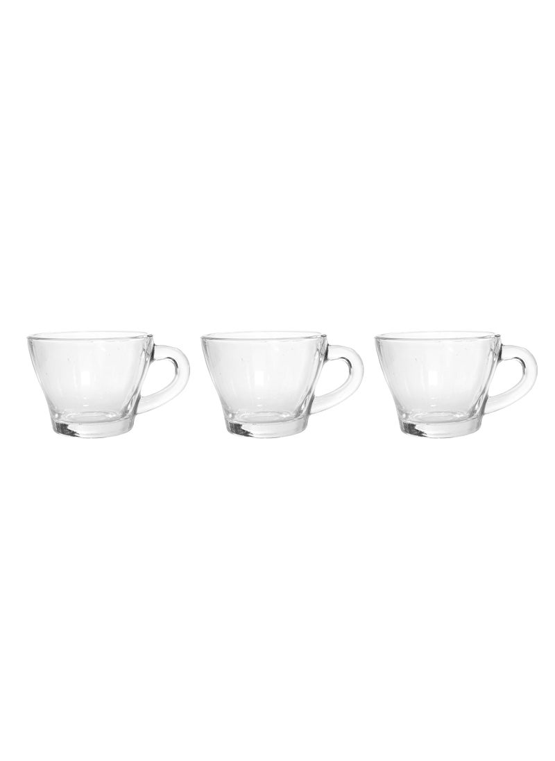 CITY GLASS - طقم 3 أكواب قهوة مغربية 90 مل، مصر - Image 1