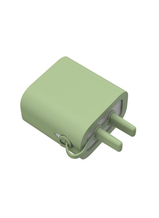HuHa - For Apple Series 18W&20W AC01 Charger Silicone Protective Cover(Matcha Green) - Image 1