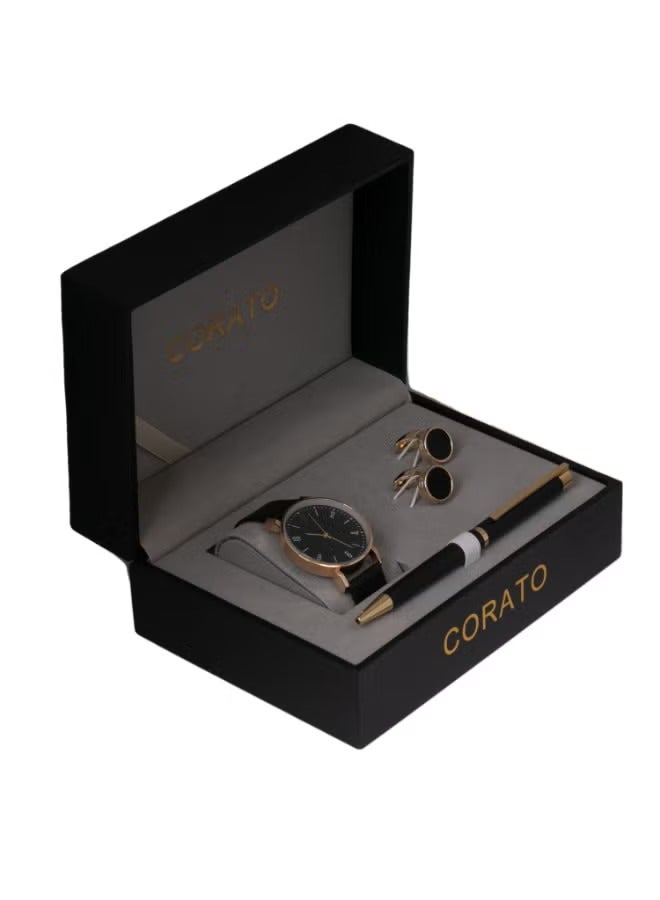 كوراتو طقم ساعات جذابة للرجال