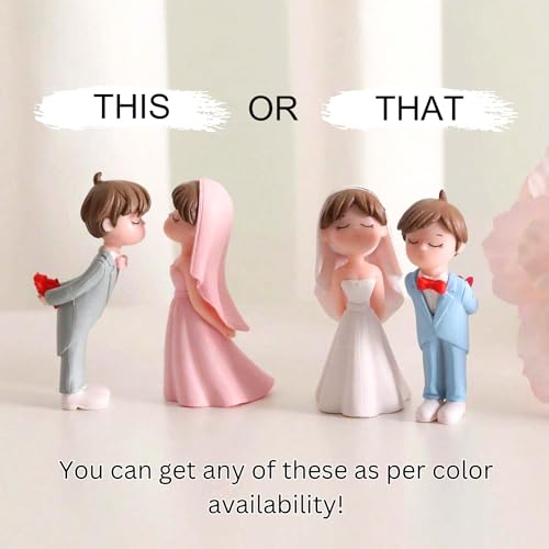 ascension Romantic Love Proposal Couple Gift for Girlfriend Boyfriend Husband Wife Miniature Statue Figurine for Valentines Day Gift Proposal Day Lovely Couple Gift for Your Love Valentine Gifts - Image 3
