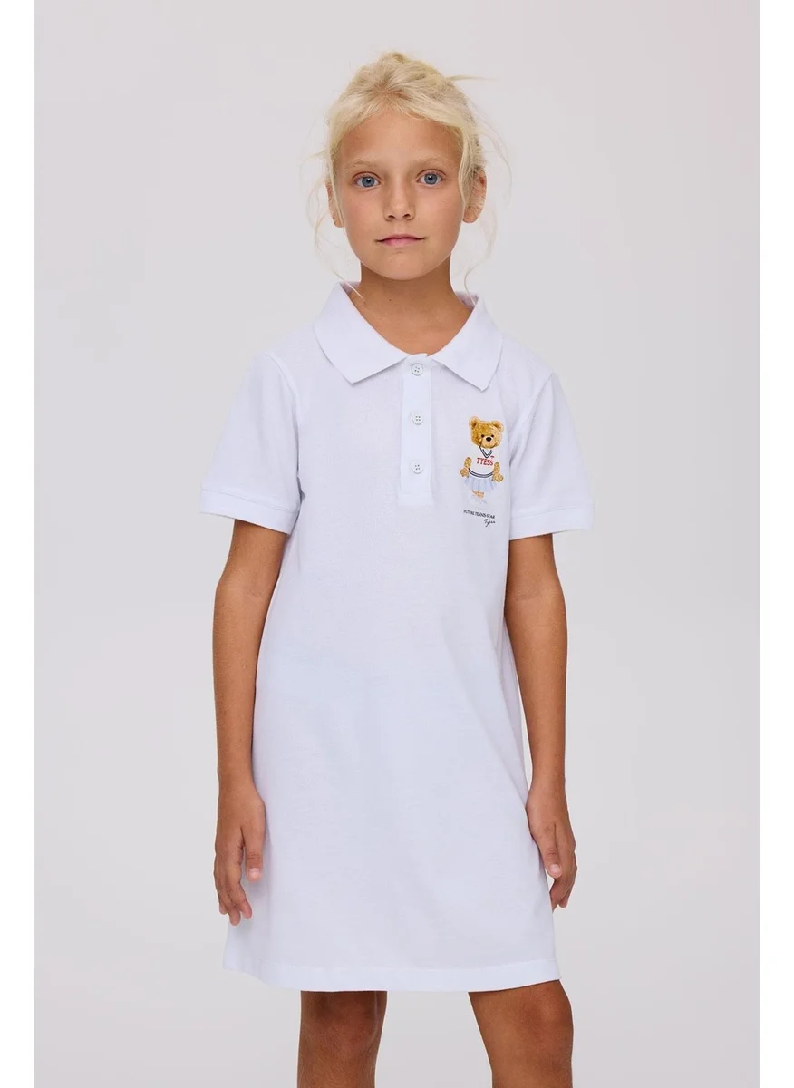 تايس Bg Store Girl White Dress