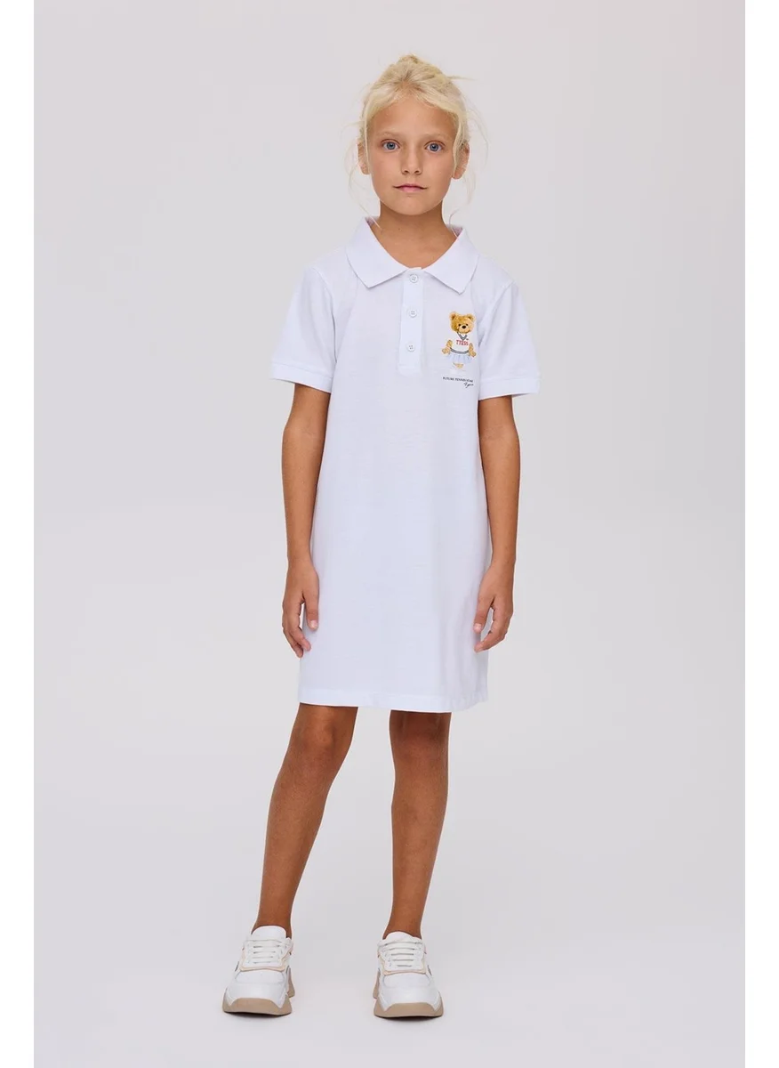 تايس Bg Store Girl White Dress