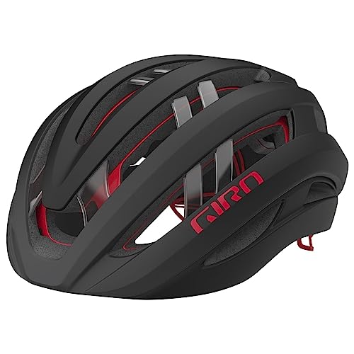 Giro Aries Spherical Bike Helmet Matte CarbonRed Large - Image 1