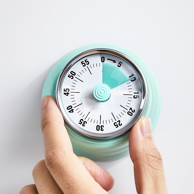 Kitchen Timer Mechanical Timer Reminder Round Time Alarm Clock Countdown Magnetic Visual - Image 4