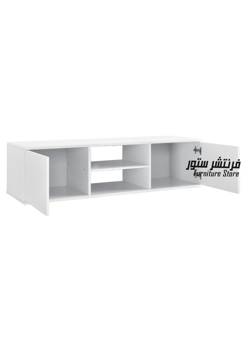 فرنتشر ستور وحدة تليفزيون مودرن - ارتفاع 36 سم - عرض 120 سم - عمق 30 سم ، من فرنتشر ستور.  - Image 2