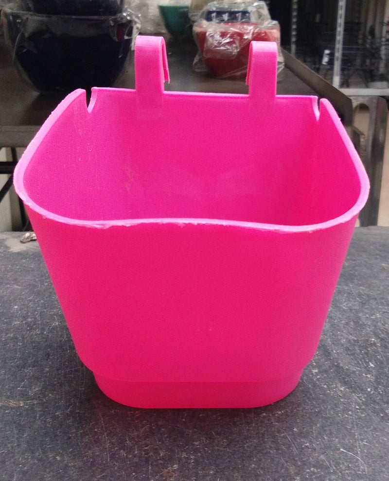 CAPPL Plastic Vertical Garden - Wall Hanging Pot (5 Inch, 12 Pots, Pink) - Image 2