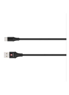 SWISS MILITARY USB to Type C 2M Braided Cable, 60 W Output Capacity with Heat resistant insulated coating, Compatible with Samsung S22+, S22 Ultra,S21+, S21 Ultra, Note 20, A70 and many-Black  - Image 5