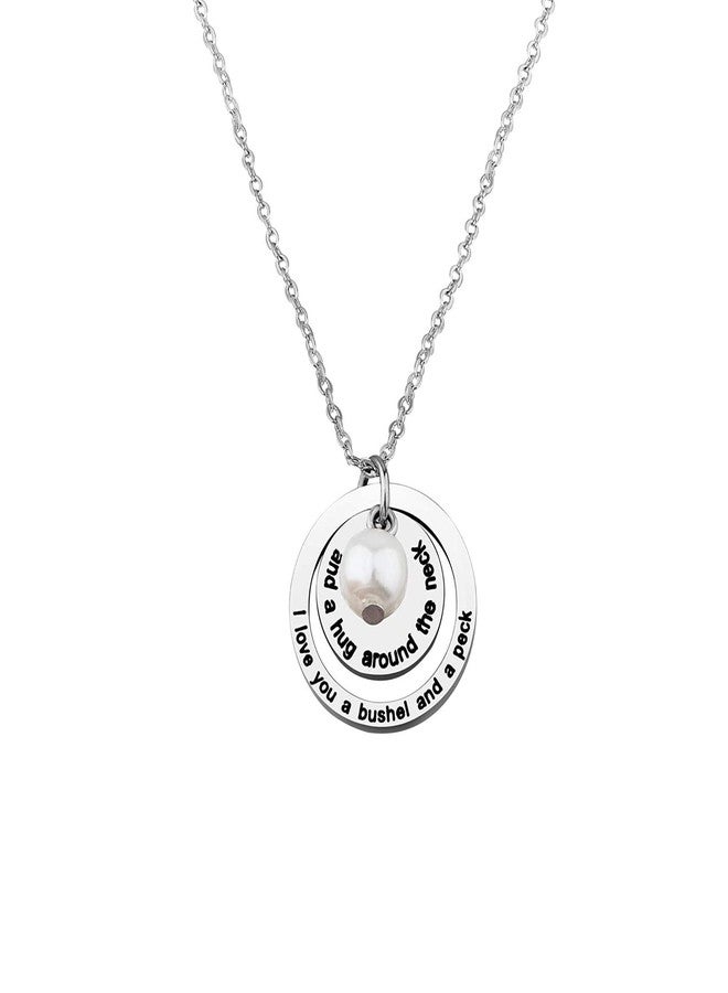 BNQL I Love You a Bushel and a Peck Necklace Gift for Mom Grandma (I Love You a Bushel and a Peck Necklace-02) - Image 1