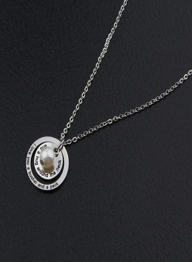 BNQL I Love You a Bushel and a Peck Necklace Gift for Mom Grandma (I Love You a Bushel and a Peck Necklace-02) - Image 2