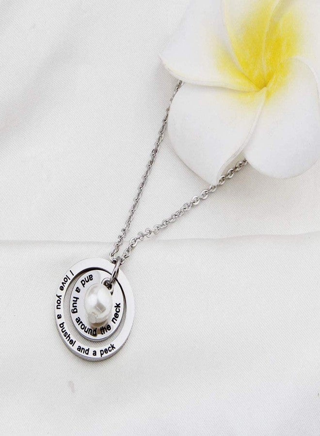 BNQL I Love You a Bushel and a Peck Necklace Gift for Mom Grandma (I Love You a Bushel and a Peck Necklace-02) - Image 3
