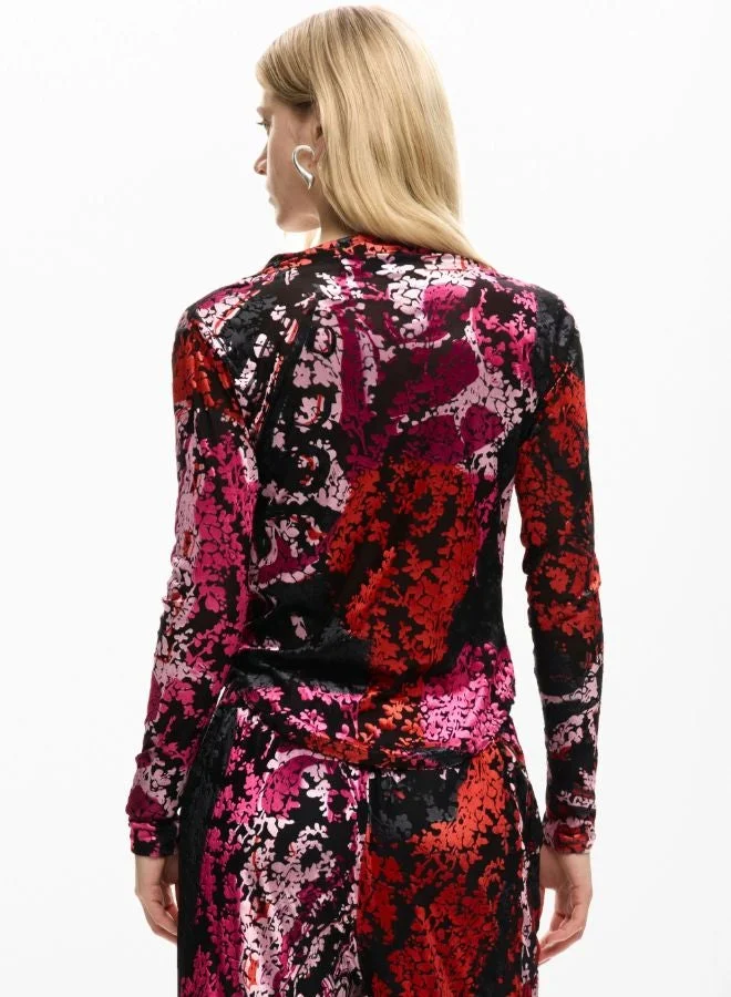 DESIGUAL Multicolour T-shirt designed by mr. christian lacroix for Women | Best Price UAE