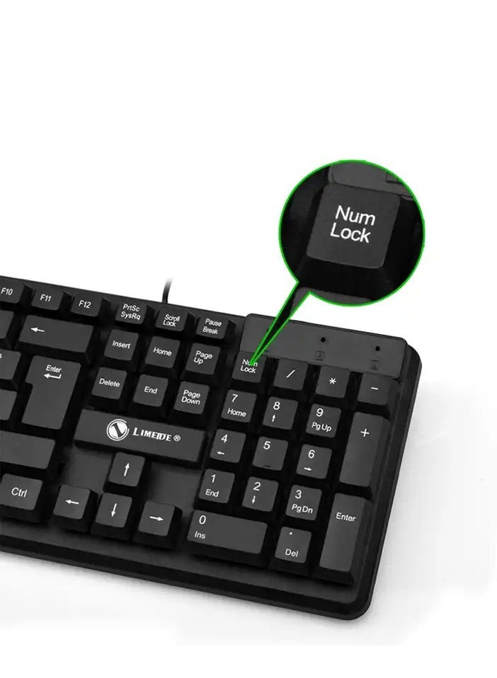 K13 wired keyboard usb office keyboard  - Image 3