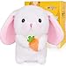 Marsjoy Easter Bunny Talking Robot 63 Interactive Plush Toy Repeats Your Words Dances and Shakes for Kids Boys Girls and Babies - Image 2