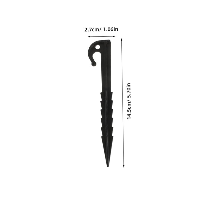 Heavy Duty Plastic Tent Pegs 20pcs for Camping Garden Outdoor Events Ground Stakes - Image 3