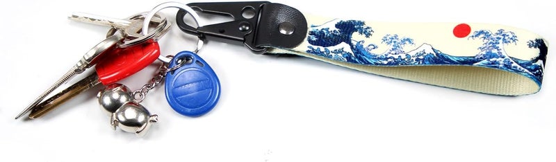 Dsycar Car Motorcycle Keychain Key Ring - Car Keychain Tag, EDC Clip Fob Keychain JDM Key Tags with Label Key Chain Holder - Image 4